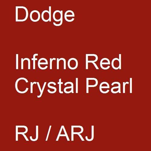 Dodge, Inferno Red Crystal Pearl, RJ / ARJ.